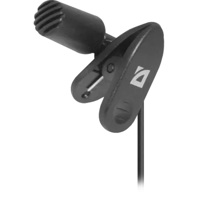 Мікрофон. IT DEFENDER MIC-109 чорний на прищепці 1.8м