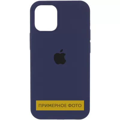 Чохол Silicone Case Full Protective (AA) для Apple iPhone 16 Pro Max (6.9") Темно-синій / Midnight blue