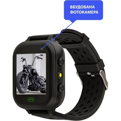 Смарт-годинник Для дітей AmiGo GO009 Black (Чорний)