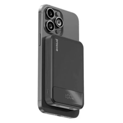 Портативна батарея Proove 10000mAh 20W Hoodman Magnetic (PBH120010001) Black