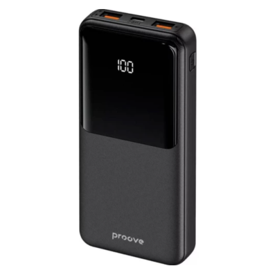 Портативна батарея Proove 10000mAh 22.5W Illuminator (PBI122210001) Black Портативна батарея Proove 10000mAh 22.5W Illuminator (PBI122210001) Black