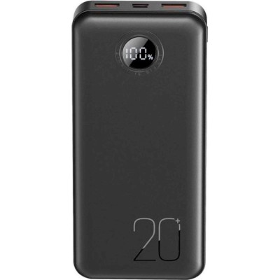 зовн. акум. XO PR239 - 20000 mAh PD20W + QC22.5W (Чорний)