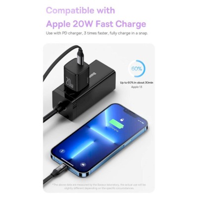 Кабель Baseus Bright Mirror 2 Series 3-in-1 (Micro USB+Lightning+Type-C) 100W (1.1m) CAMJ010201 Black