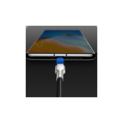 Кабель Baseus Cafule Metal Data Type-C 66W (0.25m) (CAKF000001) Black