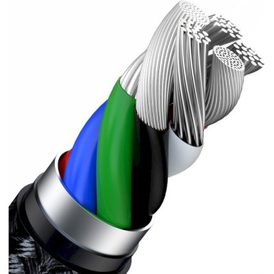 Кабель Baseus Cafule Metal Type-C To Lightning PD 20W (0.25m) (CATLJK-01) Black