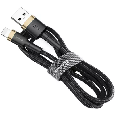 Кабель Baseus Cafule USB кабель USB For IP 2 A 3М (CALKLF-RV1) Золотий + Чорний