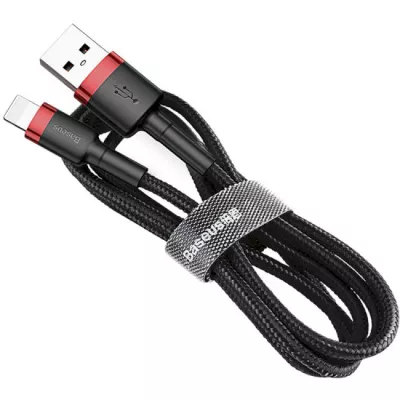 Кабель Baseus Cafule USB кабель USB For iP 2A 3м (CALKLF-R91) Red+Black