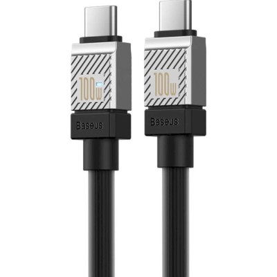 Кабель Baseus CoolPlay Series Type-C To Type-C 100W (2m) CAKW000301 Black