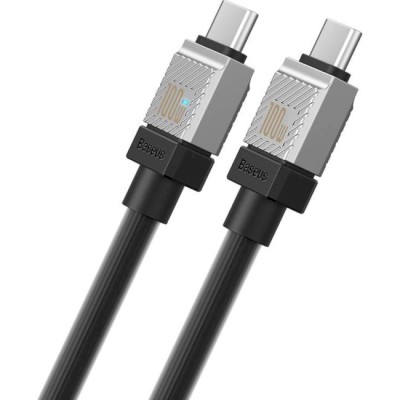 Кабель Baseus CoolPlay Series Type-C To Type-C 100W (2m) CAKW000301 Black