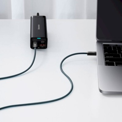 Кабель Baseus Dynamic Series Fast Charging Data Cable Type-C To Type-C 100W 2m Slate Gray (CALD000316)