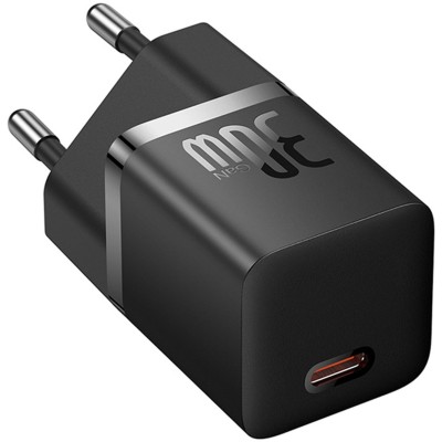 Зарядний Пристрій Baseus GaN5 Fast Charger 1C 30W CCGN070401 Black