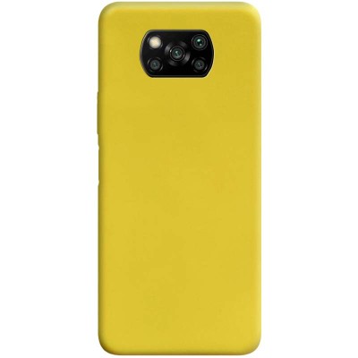 Силіконовий чохол Candy для Xiaomi Poco X3 NFC / Poco X3 Pro Жовтий