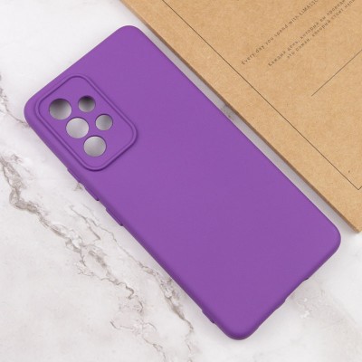 Чохол Silicone Cover Lakshmi Full Camera (A) для Samsung Galaxy A34 5G Фіолетовий / Purple