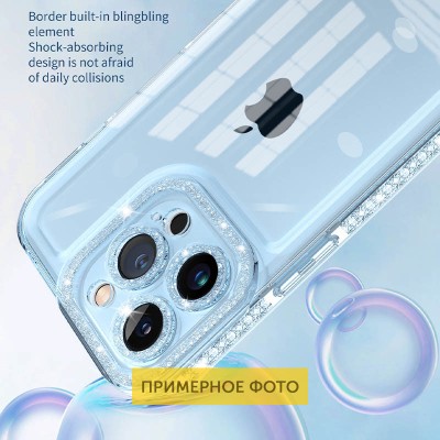 Чохол TPU Starfall Clear для Xiaomi Redmi Note 12 4G Блакитний