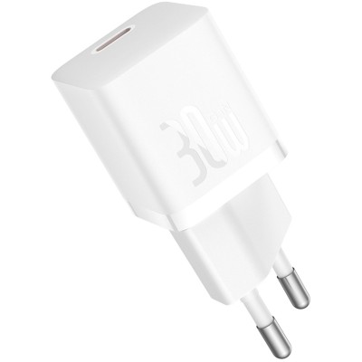 Зарядний Пристрій Baseus GaN5 Fast Charger 1C 30W CCGN070502 White