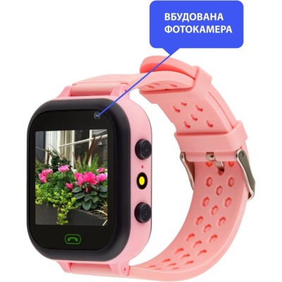 Смарт-годинник Для дітей AmiGo GO009 Pink (Рожевий) Смарт-годинник Для дітей AmiGo GO009 Pink (Рожевий)