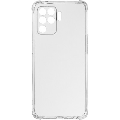 TPU чохол GETMAN Ease logo посилені кути Full Camera для Oppo Reno 5 Lite Безбарвний (прозорий)