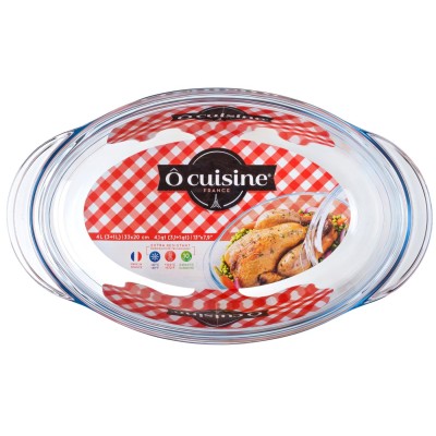 Каструля с/к O CUISINE PYREX овал/з кр/3л (459AC00/1043)