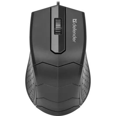 Миша DEFENDER Hit MB-530 чорна, 3 кнопки, 1000DPI