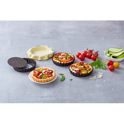 Форма PYREX Asimetria набір 4шт форм для тарталеток 10 см (AS04SX0/7640) Форма PYREX Asimetria набір 4шт форм для тарталеток 10 см (AS04SX0/7640)