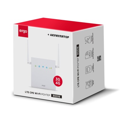 netw.a ERGO R0516 Бездротовий 4G Wi-Fi роутер (з аккум-м) netw.a ERGO R0516 Бездротовий 4G Wi-Fi роутер (з аккум-м)
