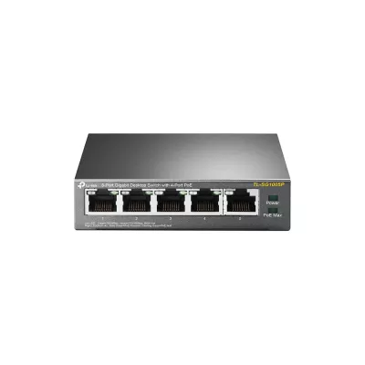 Комутатор NET SWITCH 5PORT 1000M 4P POE TL-SG1005P TP-LINK
