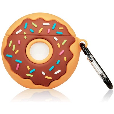 Силіконовий футляр Donut для навушників AirPods 1/2 Коричневий