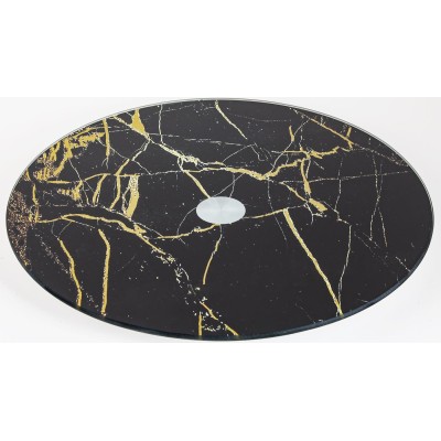 Тортівниця VIVA MARBLE BLACK поворотна низька/ 30 см. в уп. (S3012/2-Z306) Тортівниця VIVA MARBLE BLACK поворотна низька/ 30 см. в уп. (S3012/2-Z306)