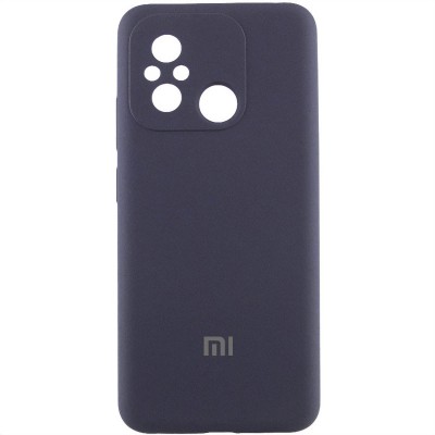 Чохол Silicone Cover Lakshmi Full Camera (AAA) with Logo для Xiaomi Redmi 12C Сірий / Dark Gray Чохол Silicone Cover Lakshmi Full Camera (AAA) with Logo для Xiaomi Redmi 12C Сірий / Dark Gray