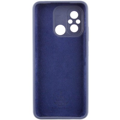 Чохол Silicone Cover Lakshmi Full Camera (AAA) with Logo для Xiaomi Redmi 12C Темно-синій / Midnight blue