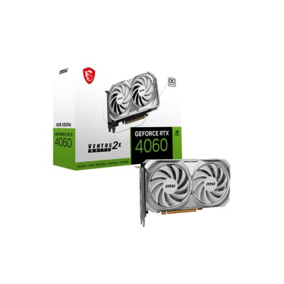 Відеокарта PCIE8 RTX4060 8GB GDDR6 RTX4060 VEN 2X WHITE 8G OC MSI