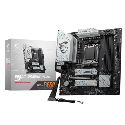Материнська плата AMD B650 SAM5 MATX B650M GAM PLUS WIFI MSI