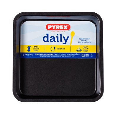 Форма PYREX DAILY мет.форма квадратная 24x24см (1.8л) (DM26SR6/3046) Форма PYREX DAILY мет.форма квадратная 24x24см (1.8л) (DM26SR6/3046)