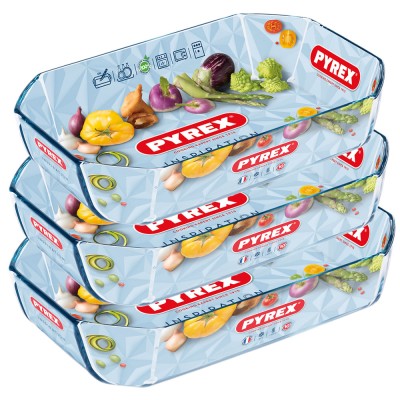 Форма с/к PYREX Inspiration форма скл.прямокут. 33х22х7см (3,2л) (295B000/7645) Форма с/к PYREX Inspiration форма скл.прямокут. 33х22х7см (3,2л) (295B000/7645)