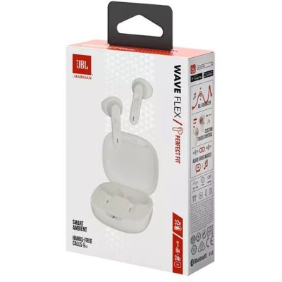 Навушники JBL Wave Flex (JBLWFLEXWHT) White