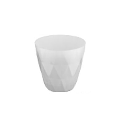 Горщик для квітів VIOLET HOUSE 0198 PRIZMA WHITE д/квітів із внут.сливом води 1.5 л. (0198 PRIZMA WHITE 1.5 л.)