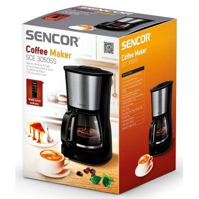 Кавоварка крапельна SENCOR SCE 3050SS