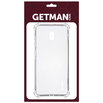 TPU чохол GETMAN Ease logo посилені кути для Xiaomi Redmi 8a Безбарвний (прозорий)