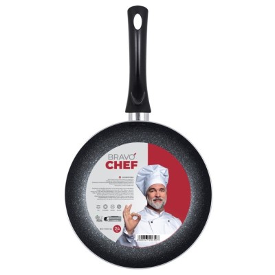 Сковорода BRAVO CHEF алюміній штамп BC-1100-24 (BC-1100-24)
