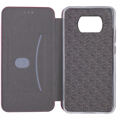 Шкіряний чохол (книжка) Classy для Xiaomi Poco X3 NFC / Poco X3 Pro Бордовий