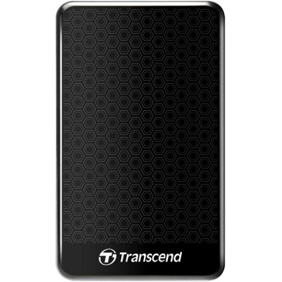 Зовнішній жорсткий диск TRANSCEND 1TB TS1TSJ25A3K USB 3.0 Storejet 2.5" Чорний