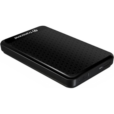 Зовнішній жорсткий диск TRANSCEND 1TB TS1TSJ25A3K USB 3.0 Storejet 2.5" Чорний