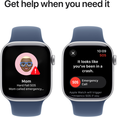 Смарт-годинник Apple Watch Series 10 GPS 46mm Silver Aluminium Case with Denim Sport Band M/L MWWM3