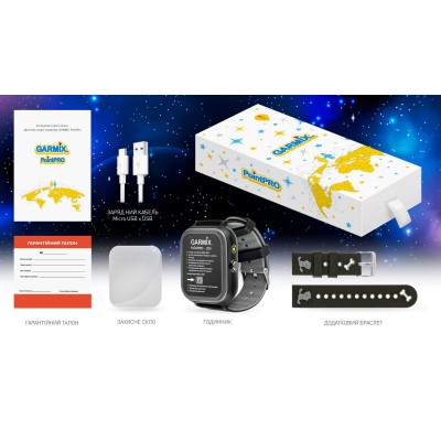 Смарт-годинник Для дітей GARMIX PointPRO-200 4G BLACK Чорний