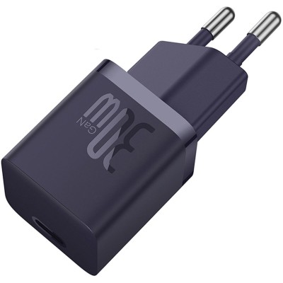 Зарядний Пристрій Baseus GaN5 Fast Charger 1C 30W CCGN070705 Purple