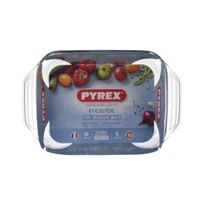 Форма с/к PYREX Irresistible форма скл.прямокут. 35х23х6см (2,9л) (408B000/8046)