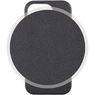 Шкіряний чохол Leather Case (AAA) with MagSafe and Animation для Apple iPhone 14 Pro Max (6.7") Midnight