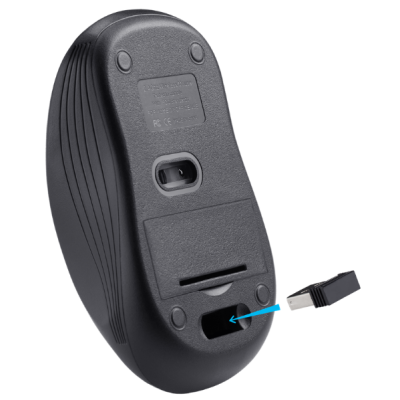 Миша DEFENDER (52205) Bit MB-205, 3D, 1200dpi, BLACK, wireless, silent