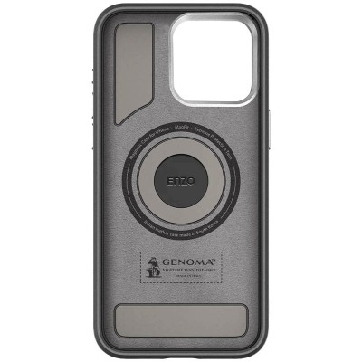Чохол PC+Leather SGP with MagSafe для Apple iPhone 16 Pro (6.3") Black