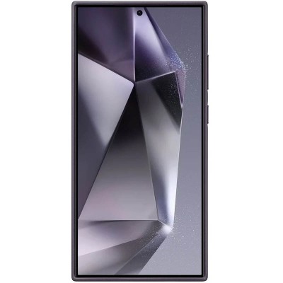 Шкіряний чохол Leather Case (AAA) для Samsung Galaxy S24 Ultra Purple
